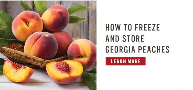 How to Freeze and Store Georgia Peaches