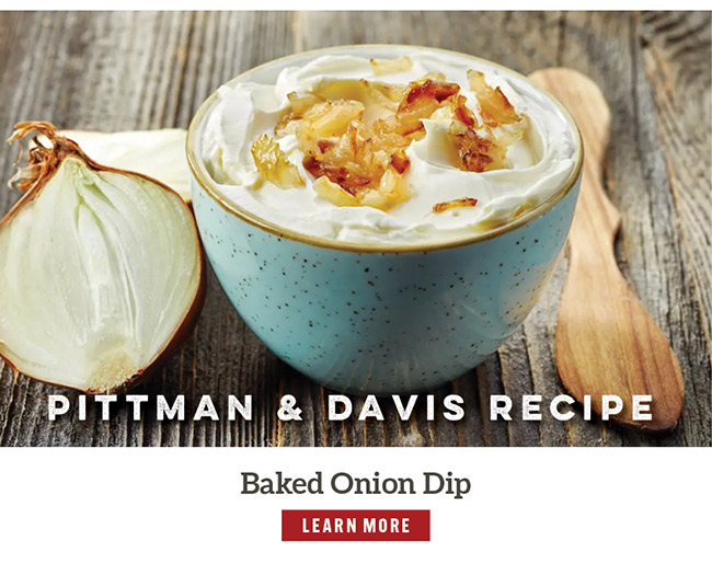 Pittman & Davis Baked Onion Dip Recipe