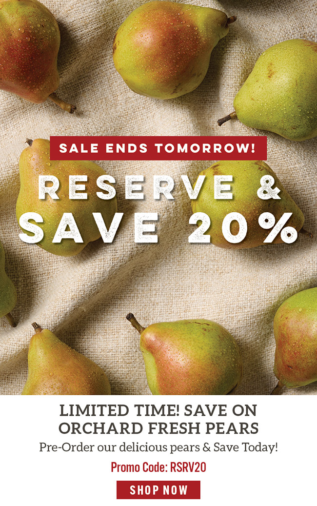 20% Off Pears