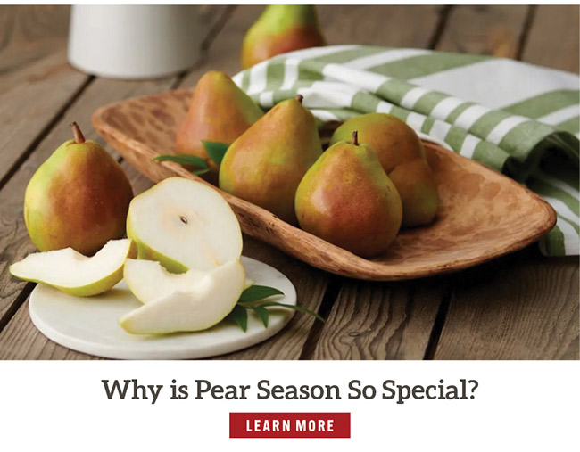 Why is Pear Season So Special?